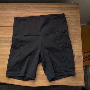 lululemon Fast and Free Short 6” Black